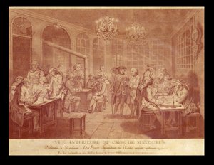 Interior of the Cafe Manouri, c.1775 by Jacques Treton de Vaujas